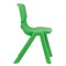 Emma and Oliver 2 Pack Plastic Stackable School Chair with 15.5"H Seat
